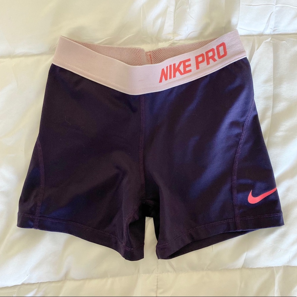 Nike pro dri fit athletic shorts